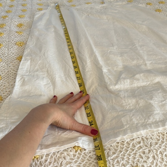 Antique Italian open cutwork cotton linen chemise dress - Picture 5 of 6